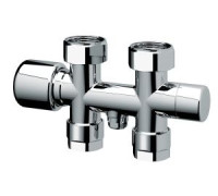 Узел нижнего подключения прямой FAR M24x19 - 3/4 BP серебристый FL 0267 C12