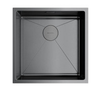 Кухонная мойка OMOIKIRI Taki 44-U/IF-GM 44x44 см вороненая сталь 4973521