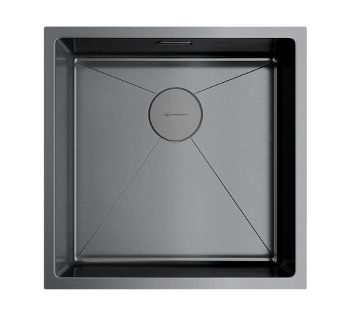 Кухонная мойка OMOIKIRI Taki 44-U/IF-GM 44x44 см вороненая сталь 4973521