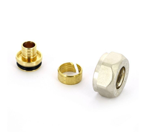 Соединитель для PEX-трубы обжимной Tiemme 16x2.2-3/4 EK 1440047