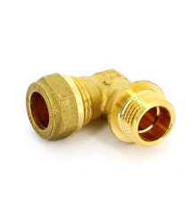 Угольник обжимной Tiemme 15х1/2 НР 1100015