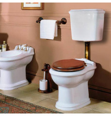 Унитаз напольный Azzurra Jubilaeum 59x40x42 см низкий бачок бронза 751393