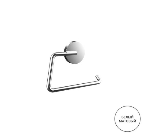 Держатель туалетной бумаги без крышки подвесной emco Round белый 4300 139 00
