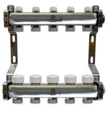 Коллекторный блок Gekon 1x3/4 EK 5 выходов с расходомерами GK 75105