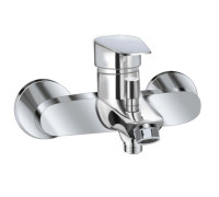 Смеситель для ванны AQUAme Prato с душевым набором хром AQMP6112