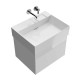Тумба подвесная Kerama Marazzi Logica 56.4x46x40.3 см 2 ящика белоснежный LOG.60.2\WHT