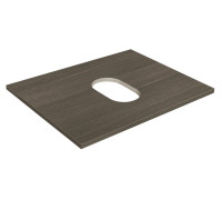 Столешница под раковину Roca The Gap 589x16х456 мм Городской дуб A857418402