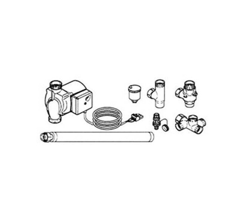 Комплект присоединения бойлера De Dietrich EA92 для DTG130 89997049