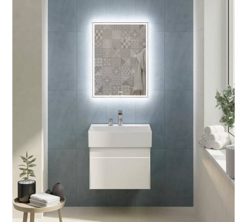 Тумба подвесная Kerama Marazzi Logica 56.4x46x40.3 см 2 ящика белоснежный LOG.60.2\WHT