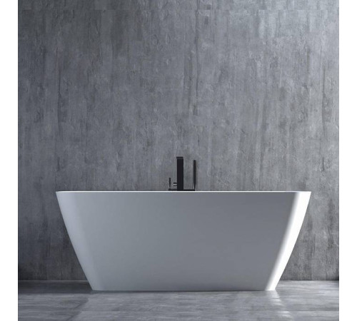 Ванна отдельностоящая Salini Agatha 180х80х66 см S-Stone белый матовый 100221M