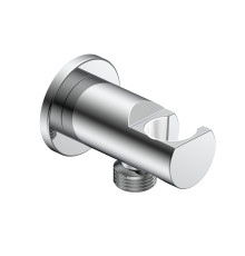 Шланговое подсоединение с держателем AQUAMERIT Siena хром AQM8714CR