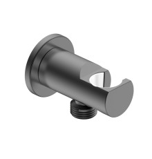 Шланговое подсоединение с держателем AQUAMERIT Siena металл AQM8714GM