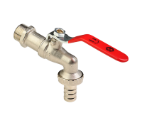 Кран шаровой водоразборный Högert Technik Premium 3/4 Н-штуцер PN 16 рычаг BV63305