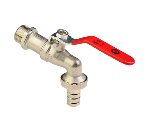 Кран шаровой водоразборный Högert Technik Premium 3/4 Н-штуцер PN 16 рычаг BV63305