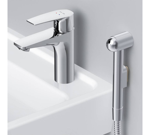 Смеситель для раковины AM.PM Gem с гигиеническим душем F90A03000