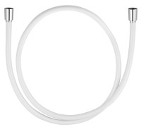 Шланг душевой Kludi Supraflex 1600 мм пластик белый/хром 610729100