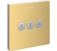 Вентиль hansgrohe ShowerSelect для 3 потребителей внешняя монтажная часть 15764990