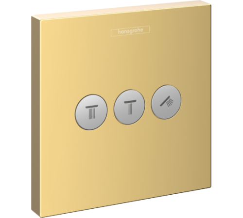Вентиль hansgrohe ShowerSelect для 3 потребителей внешняя монтажная часть 15764990