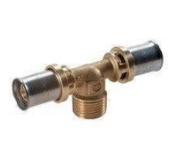 Тройник для труб из сшитого полиэтилена Henco 20x2-1/2-20x2 мм НР RM153Y037