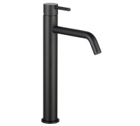 Смеситель для раковины AQUAMERIT Siena высокий 210 мм черный матовый AQM6214MB