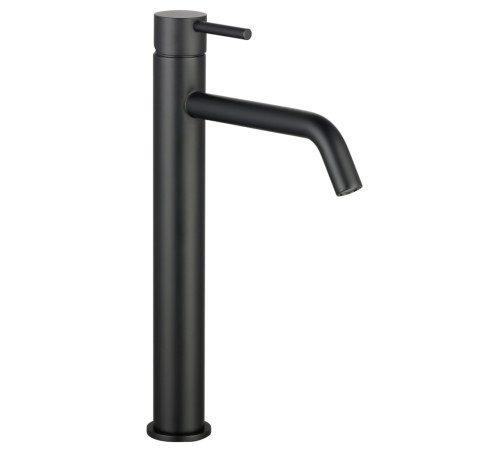 Смеситель для раковины AQUAMERIT Siena высокий 210 мм черный матовый AQM6214MB