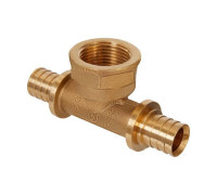Тройник аксиальный Hoobs 20x2.8-3/4-20x2.8 мм с внутренней резьбой HB-PEXTG-203420