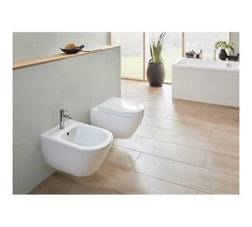 Биде подвесное Villeroy & Boch Subway 2.0 37.5x56.5x28 см альпийский белый 54000001