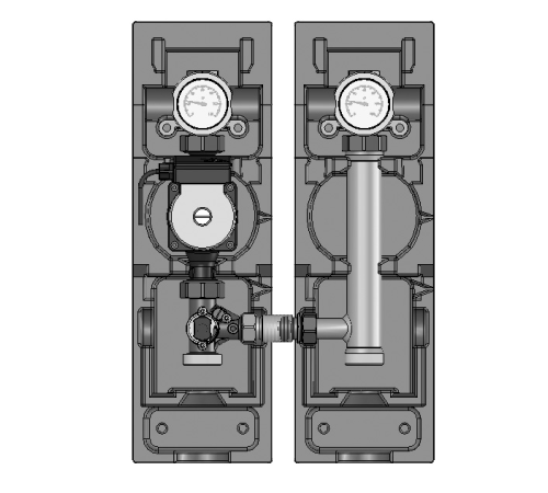Насосная группа Meibes V-MK/99 DN25 без насоса ME 66833 EA