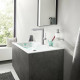 Смеситель для раковины Hansgrohe Finoris на 1 отверстие с донным клапаном Push-Open хром 76063000