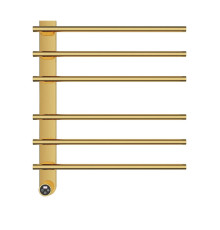 Полотенцесушитель электрический Aquame AQM3116BG с терморегулятором золото AQM3116BG