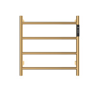 Полотенцесушитель электрический AQM 475474 с терморегулятором золото шлифованное AQM3124BG