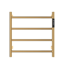 Полотенцесушитель электрический AQM 475474 с терморегулятором золото шлифованное AQM3124BG