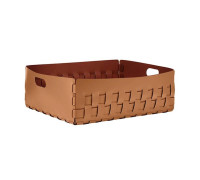 Корзина ADJ Bottega 60х50х20 см коньяк/бордо 1049.09/30