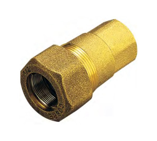 Муфта переходная латунная Tiemme 3/8 ВР 1500114