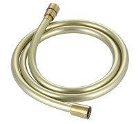 Шланг душевой Aquame ПВХ 1000 мм с защитой от скручивания золото шлифованное AQM1501BG