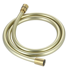 Шланг душевой Aquame ПВХ 1000 мм с защитой от скручивания золото шлифованное AQM1501BG