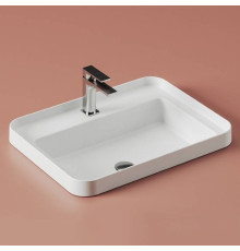 Раковина Artceram Fuori Scala 60х45 см встраиваемая с 1 отверстием белый TFL034 01 00