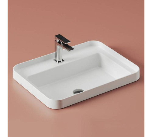 Раковина Artceram Fuori Scala 60х45 см встраиваемая с 1 отверстием белый TFL034 01 00