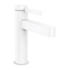 Смеситель для раковины Hansgrohe Finoris на 1 отверстие с донным клапаном белый матовый 76020700