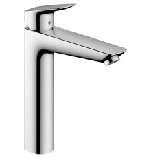 Смеситель для раковины hansgrohe Logis 190 однорычажный со сливным гарнитуром хром 71090000