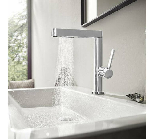 Смеситель для раковины Hansgrohe Finoris на 1 отверстие с донным клапаном Push-Open хром 76063000