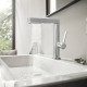 Смеситель для раковины Hansgrohe Finoris на 1 отверстие с донным клапаном Push-Open хром 76063000
