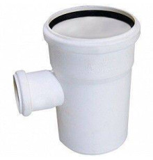 Тройник REHAU RAUPIANO PLUS 87° 110/75 мм полипропилен 11213441001