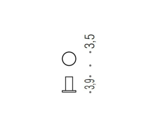 Крючок Colombo Design Mini золото матовое CD107.OM