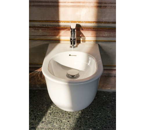 Смеситель для биде Laufen New Classic фиксированный излив 110 мм донный клапан хром 3.4185.1.004.111.1