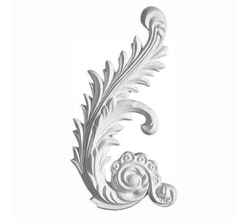 Орнамент из полиуретана DECOMASTER 66161R 115х205х18 мм 66161R