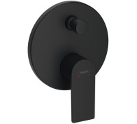 Смеситель для ванны Hansgrohe Rebris E однорычажный скрытого монтажа матовый черный 72468670