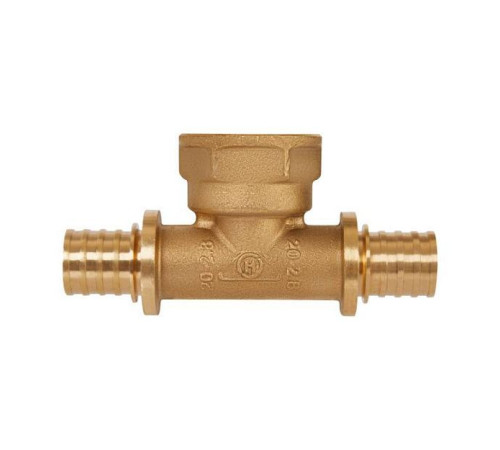 Тройник аксиальный Hoobs 20x2.8-3/4-20x2.8 мм с внутренней резьбой HB-PEXTG-203420