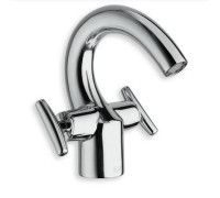 Смеситель для раковины Cristal SZ 220 51 двухвентильный хром SZ22051