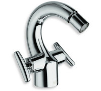 Смеситель для биде Cristal SZ 326 51 двухвентильный с донным клапаном SZ32651